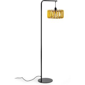 Lampadaire noir et jaune 30 cm Macaron - EMKO - Publicité