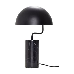 Lampe à poser en marbre et métal noir 48 x 38 cm - Hübsch - Publicité