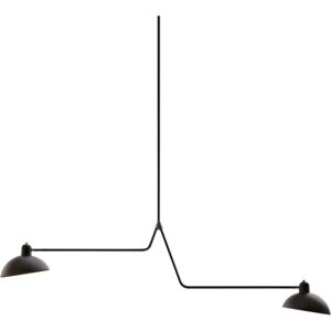 Suspension double en aluminium noir 137 cm Waldorf - Lambert & Fils