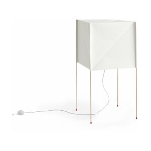 Lampadaire blanc en caoutchouc Paper Cube - HAY - Publicité