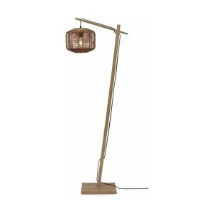 Good & Mojo Lampadaire en bambou naturel avec abat-jour en bois naturel 150x25 cm Tanami  - Good - Publicité