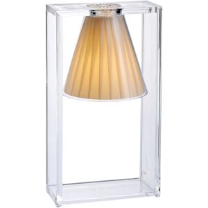 Lampe à poser rectangulaire en tissu beige  Light Air - Kartell - Publicité