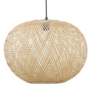 ALTEREGO Suspension ronde 'CASIMIRA BIG' en bambou naturel