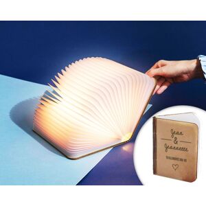 Cadeaux.com Lampe livre lumineux personnalisable - Jour de rencontre