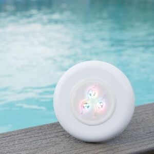 Mini projecteur a visser 3 LEDS : Star light - RGB couleur