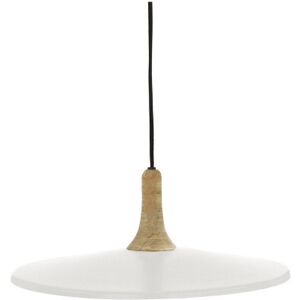 Pomax Brampton - Suspension ronde en métal ø40cm - Couleur - Blanc