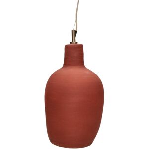 Pomax Perugia - Suspension ronde en argile ø18cm - Couleur - Terracotta