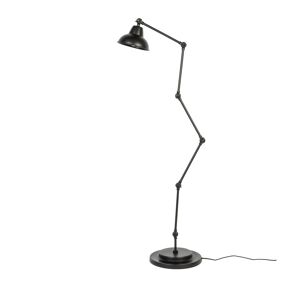 No name Xavi - Lampadaire en métal H158cm - Couleur - Noir