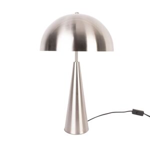 Leitmotiv Sublime - Lampe à poser champignon en métal - Couleur - Chrome
