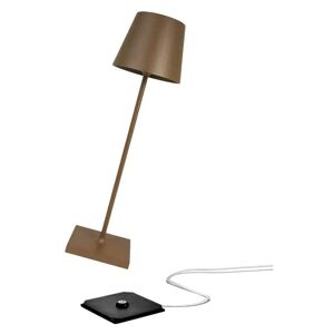 Ailati Lights Lampe de table Ailati Poldina Pro 2,2W 3000K couleur Corten LD0340R3