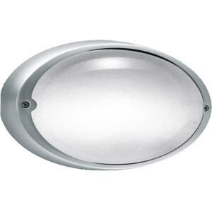 Lombardo Plafonnier Lombardo Airy ovale gris E27 IP54 LB8212G