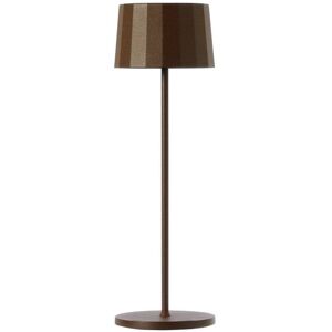 Lampe de table rechargeable Marino Cristal Twiggy Less Corten 42756