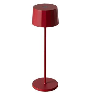 Lampe de table a piles Marino Cristal TWIGGY LESS Rouge 42820