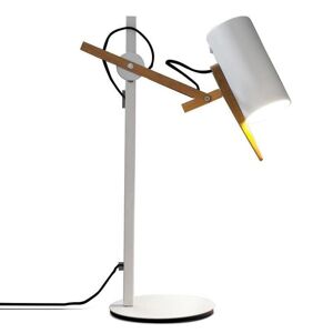 Lampe à poser Marset SCANTLING-Lampe de bureau Bois H59cm Blanc - Publicité