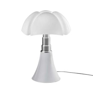 Lampe à poser Martinelli Luce PIPISTRELLO MEDIUM-Lampe Dimmer LED pied télescopique H50-62cm Blanc - Publicité