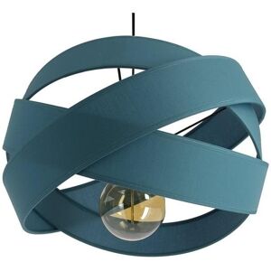 Suspension Metropolight BIJOU-Suspension Textile Ø38cm Bleu - Publicité