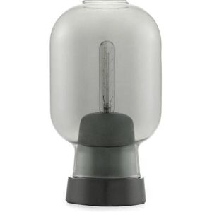 Lampe a poser Normann Copenhagen AMP-Lampe de table Verre/Marbre H26,5cm Noir