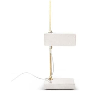 Lampe a poser Piet Hein Eek TEMPLATE-Lampe de bureau Ceramique / Laiton H55cm Blanc