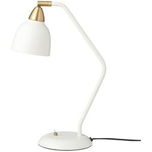 Lampe a poser Super Living URBAN TABLE-Lampe a poser Metal & Laiton H45cm Blanc