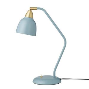 Lampe a poser Super Living URBAN TABLE-Lampe a poser Metal & Laiton H45cm Bleu