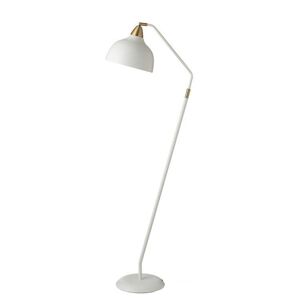 Lampadaire Super Living URBAN FLOOR LAMP-Lampe de lecture Metal & Laiton H140cm Blanc