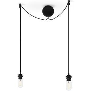 Umage Suspension Umage CANNONBALL-Suspension 2 Lumières câbles 2,5 mètres Noir