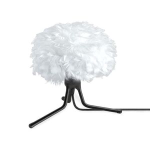 Lampe a poser Umage EOS MICRO-Lampe a poser Plume Trepied Modulable Noir Ø22cm Blanc