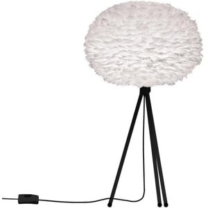 Lampe a poser Umage EOS MINI-Lampe a poser Plume Trepied Noir Ø35cm Blanc