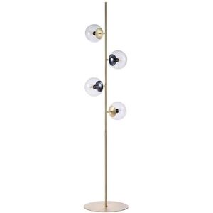 Lampadaire Bolia ORB Lampadaire 4 Lumieres MetalVerre H1615cm Laiton