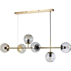 Suspension Bolia ORB-Suspension 6 Lumières Métal/Verre L114cm Laiton - Publicité