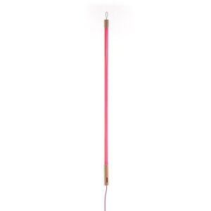 Seletti Néon Seletti LINEA-Lampe Néon LED H134,5cm Rose