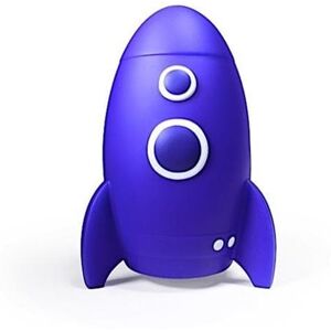 Veilleuse lumineuse Atelier Pierre ROCKET-Veilleuse LED Fusee H19cm Bleu