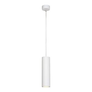 Suspension Lucide GIPSY-Suspension en platre cylindrique H25cm Blanc