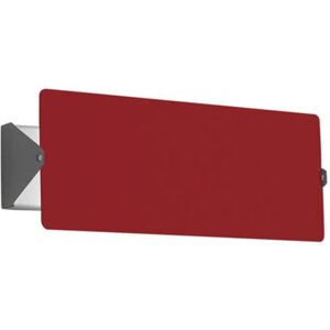 Applique murale Nemo APPLIQUE À VOLET PIVOTANT DOUBLE-Applique LED metal H34cm Rouge