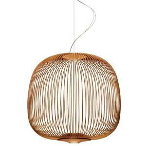 Suspension Foscarini SPOKES 2 LARGE MY LIGHT-Suspension LED Fils de Fer H73cm Cuivre