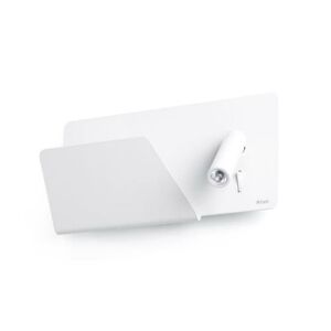 Applique murale Faro SUAU-Applique avec port USB Metal gauche L28cm Blanc