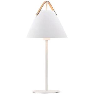 Lampe a poser Design For The People STRAP-Lampe a poser Metal/Cuir H55cm Blanc