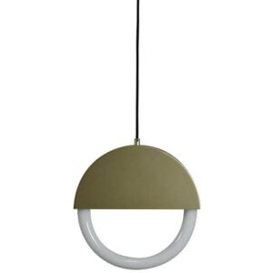 Suspension ENO Studio PERCENT-Suspension LED Metal Ø30cm Beige