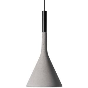 Suspension exterieur Foscarini APLOMB OUTDOOR-Suspension d'exterieur LED dimmable Beton Ø16,5cm Gris