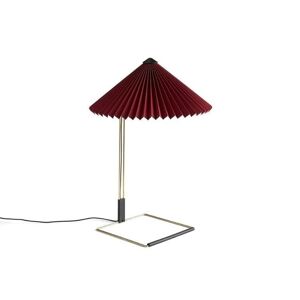 Lampe a poser Hay MATIN SMALL-Lampe a poser LED Coton/Metal H38cm Rouge