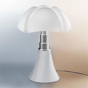 Martinelli Luce Lampe à poser Martinelli Luce PIPISTRELLO 4.0-Lampe LED bluetooth pied télescopique H66-86cm Blanc