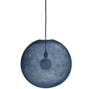 Suspension La Case de Cousin Paul GLOBE LIGHT-Suspension Globe fil tisse Ø50cm Bleu