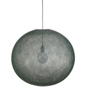 Suspension La Case de Cousin Paul GLOBE LIGHT-Suspension Globe fil tisse Ø67cm Vert