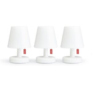 Lampe a poser Fatboy EDISON THE MINI-Lot de 3 Lampe a poser LED rechargeable H15cm Blanc