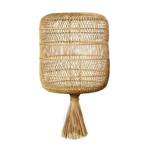 Bazar Bizar Suspension Bazar Bizar THE RATTAN DUMPLING-Suspension en Rotin Ø40cm H70cm Beige