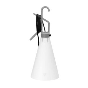 Lampe à poser Flos MAY DAY ANNIVERSARY-Lampe à poser ou à suspendre Aluminium H53cm Argenté