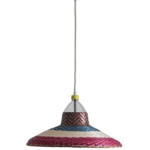 Pet Lamp Suspension Pet Lamp EPERARA SIAPIDARA L-Suspension Tissée Unique Ø40cm Multicolore