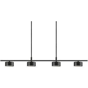 Suspension Nordlux CLYDE-Suspension LED Métal L115cm Noir - Publicité