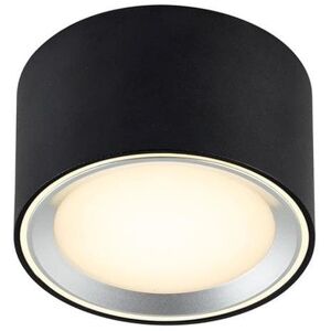 Spot Nordlux FALLON-Spot LED saillie dimmable metal H6cm Noir