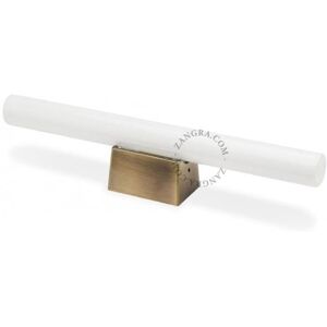 Zangra Néon Zangra OPAL STICK LAMP-Lampe tubulaire avec base 30cm Laiton